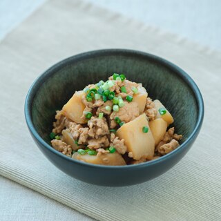 じゃがいもと鶏ひき肉のそぼろ煮